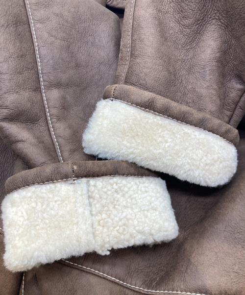 Cinquanta（チンクワンタ）Cinquanta (チンクワンタ) ムートンコート ブラウン サイズ:46の古着・服飾アイテム