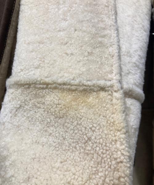 Cinquanta（チンクワンタ）Cinquanta (チンクワンタ) ムートンコート ブラウン サイズ:46の古着・服飾アイテム