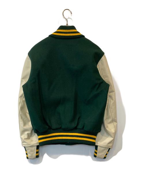 GB sport（ゴールデンベアスポーツ）GB sport (ゴールデンベアスポーツ) スタジャン グリーン サイズ:Sの古着・服飾アイテム