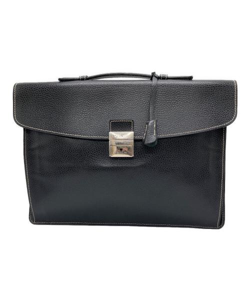 E MARINELLA（イー マリネッラ）E MARINELLA (イー マリネッラ) ブリーフケース ブラックの古着・服飾アイテム