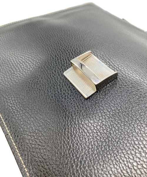 E MARINELLA（イー マリネッラ）E MARINELLA (イー マリネッラ) ブリーフケース ブラックの古着・服飾アイテム