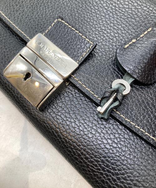 E MARINELLA（イー マリネッラ）E MARINELLA (イー マリネッラ) ブリーフケース ブラックの古着・服飾アイテム