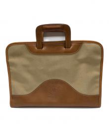 GHURKA（グルカ）の古着「THE ATTACHE REGISTERED BAG」｜ベージュ×ブラウン