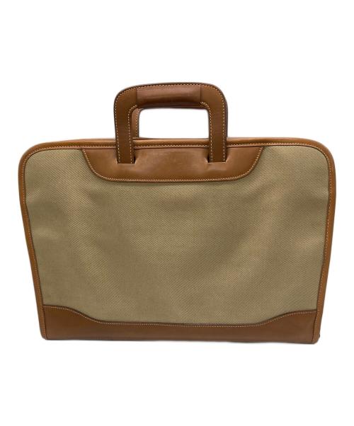 GHURKA（グルカ）GHURKA (グルカ) THE ATTACHE REGISTERED BAG ベージュ×ブラウンの古着・服飾アイテム