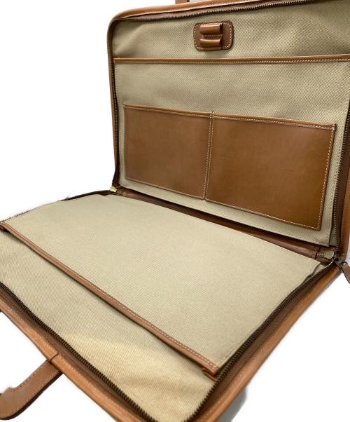 GHURKA（グルカ）GHURKA (グルカ) THE ATTACHE REGISTERED BAG ベージュ×ブラウンの古着・服飾アイテム