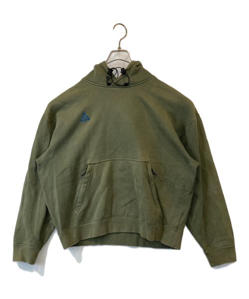 NIKE ACG（ナイキエーシージー）NIKE ACG (ナイキエージーシー) AS M NRG ACG HOODIE BQ7199-325 パーカー グリーン サイズ:Lの古着・服飾アイテム