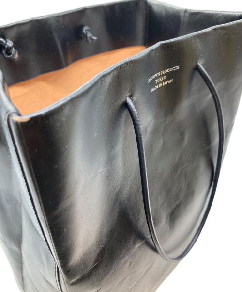 UNKNOWN PRODUCTS（アンノウン プロダクツ）UNKNOWN PRODUCTS (アンノウン プロダクツ) レザー ペーパーバッグ ブラックの古着・服飾アイテム