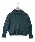 GALERIE VIEギャルリーヴィー）の古着「ファインウール ハイネックプルオーバー」｜グリーン
