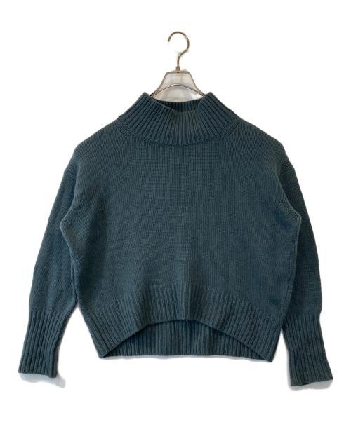 GALERIE VIE（ギャルリーヴィー）GALERIE VIE (ギャルリーヴィー) ファインウール ハイネックプルオーバー グリーン サイズ:Sの古着・服飾アイテム
