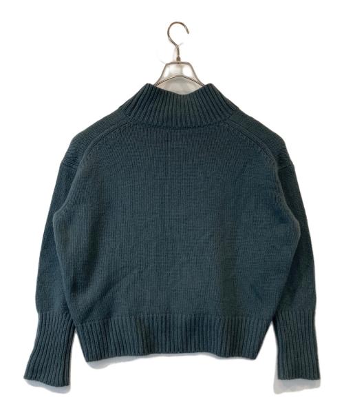 GALERIE VIE（ギャルリーヴィー）GALERIE VIE (ギャルリーヴィー) ファインウール ハイネックプルオーバー グリーン サイズ:Sの古着・服飾アイテム