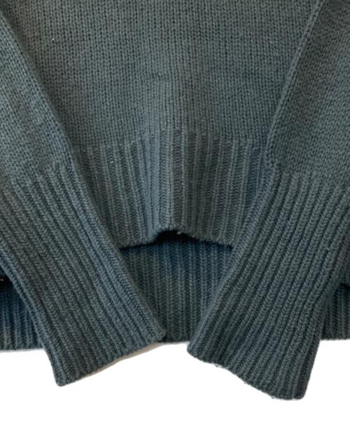 GALERIE VIE（ギャルリーヴィー）GALERIE VIE (ギャルリーヴィー) ファインウール ハイネックプルオーバー グリーン サイズ:Sの古着・服飾アイテム