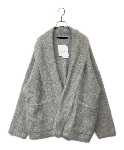FRAMeWORK（フレームワーク）FRAMeWORK (フレームワーク) ALPACA MIX FUR ガウンカーディガン　23080220206040 グレー サイズ:FREE 未使用品の古着・服飾アイテム