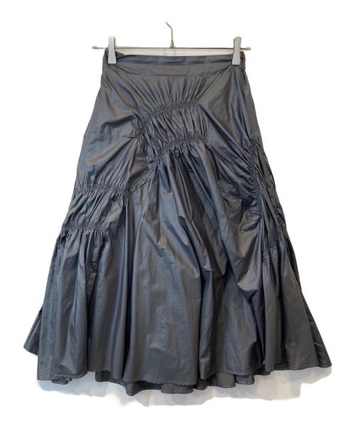 LOVELESS（ラブレス）LOVELESS (ラブレス) ギャザー タフタ スカート　62S78-646-76 グリーン サイズ:36の古着・服飾アイテム