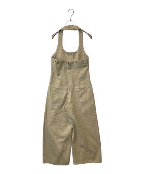 Spick and Span（スピック＆スパン）Spick and Span (スピックアンドスパン) コットンツイルガーメントダイサロペット　25030200304010 ベージュ サイズ:38の古着・服飾アイテム