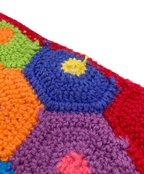 MICHAEL SIMON（マイケル シモン）MICHAEL SIMON (マイケル シモン) 刺繍半袖カーディガン マルチカラー サイズ:Mの古着・服飾アイテム