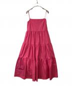 JOIEVEジョエブ）の古着「Summer tiered onepiece　64-26-0073-594」｜ピンク