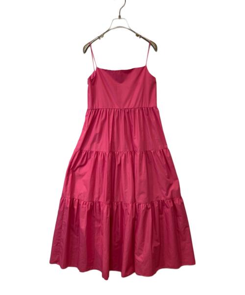 JOIEVE（ジョエブ）JOIEVE　 (ジョエブ) Summer tiered onepiece　64-26-0073-594 ピンク サイズ:36の古着・服飾アイテム