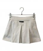 NBB WEEKENDエヌビービーウィークエンド）の古着「ミニスカート　807-3234902」｜ホワイト