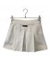 NBB WEEKEND（エヌビービーウィークエンド）の古着「ミニスカート　807-3234902」｜ホワイト