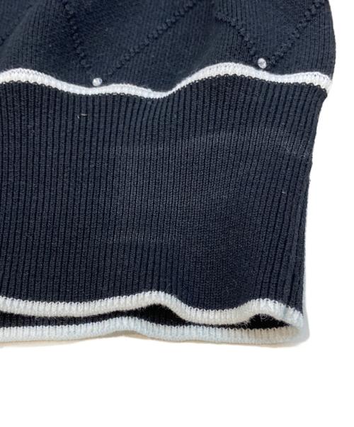 Snidel（スナイデル）Snidel (スナイデル) パフスリクロップドカーディガン　SWNT241153 ブラック サイズ:Fの古着・服飾アイテム