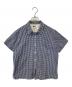MHL（エムエイチエル）の古着「半袖ガンガムチェックシャツ」｜ブルー