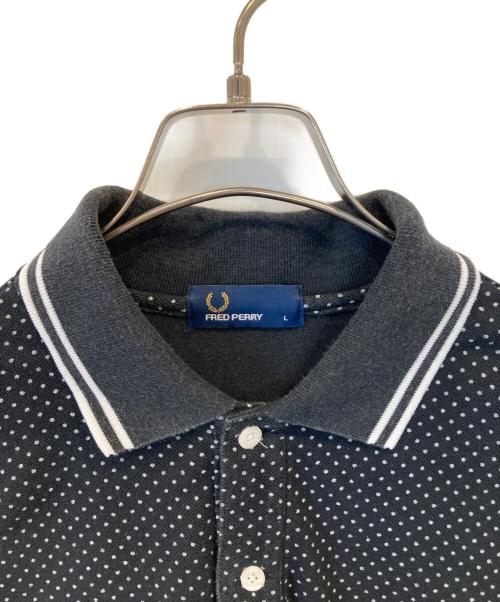FRED PERRY（フレッドペリー）FRED PERRY (フレッドペリー) ポロシャツ F1237 ブラック サイズ:Lの古着・服飾アイテム
