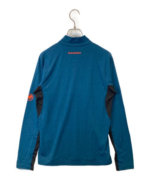 MAMMUT（マムート）MAMMUT (マムート) Performance Wool Zip Longsleeve　1041-08540 ブルー サイズ:Sの古着・服飾アイテム