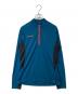 MAMMUT（マムート）の古着「Performance Wool Zip Longsleeve　1041-08540」｜ブルー