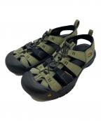 KEENキーン）の古着「NEWPORT-H2 1012205 サンダル」｜カーキ×ブラック