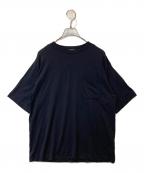 COMOLIコモリ）の古着「ウール天竺Tシャツ　V01-05007」｜ネイビー