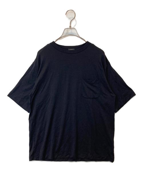 COMOLI（コモリ）COMOLI (コモリ) ウール天竺Tシャツ　V01-05007 ネイビー サイズ:2の古着・服飾アイテム
