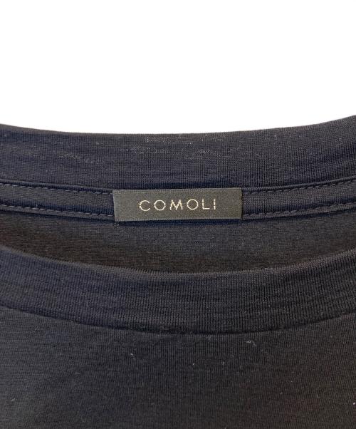 COMOLI（コモリ）COMOLI (コモリ) ウール天竺Tシャツ　V01-05007 ネイビー サイズ:2の古着・服飾アイテム