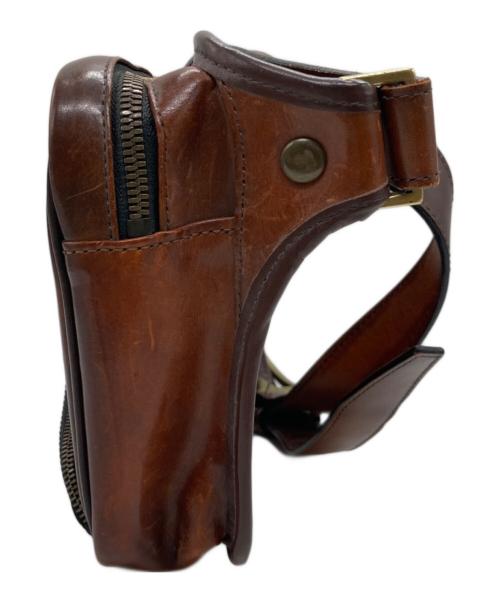 YUHAKU（ユハク）YUHAKU (ユハク) ボディバッグ ブラウンの古着・服飾アイテム