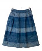 45rpm45アールピーエム）の古着「デニムスカート」｜インディゴ