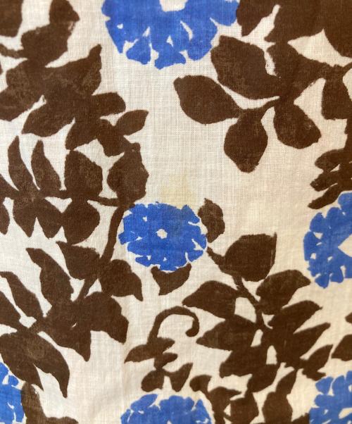 45R（フォーティファイブ・アール）45R (フォーティファイブ・アール) 花柄ノースリーブブラウス ブラウン サイズ:2の古着・服飾アイテム