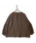 nest Robe (ネストローブ) リネンガーゼ袖ドッキングシャツ　01243-1153 ブラウン サイズ:FREE：10000円