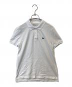 LACOSTEラコステ）の古着「ピケポロシャツ」｜ホワイト