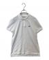 LACOSTE（ラコステ）の古着「ピケポロシャツ」｜ホワイト