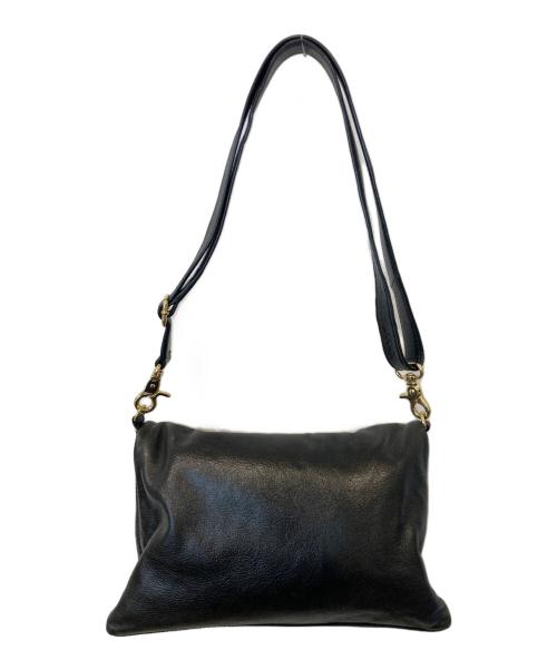 TORY BURCH（トリーバーチ）TORY BURCH (トリーバーチ) フラップショルダーバッグ　HSP037 ブラックの古着・服飾アイテム