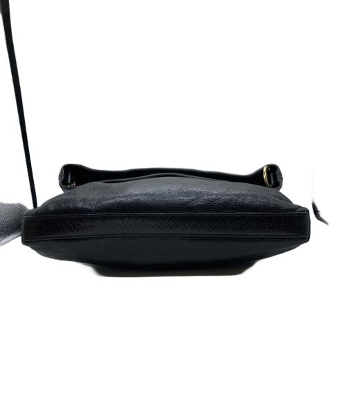 TORY BURCH（トリーバーチ）TORY BURCH (トリーバーチ) フラップショルダーバッグ　HSP037 ブラックの古着・服飾アイテム