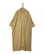 N.O.R.Cノーク）の古着「ドライストレッチシャツワンピース　910131-9531」｜イエロー