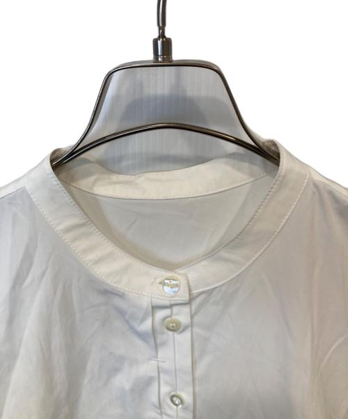 machatt（マチャット）machatt (マチャット) 異素材ドッキングシャツワンピース　MCT22S300 ホワイト×ブラック サイズ:FREE 未使用品の古着・服飾アイテム