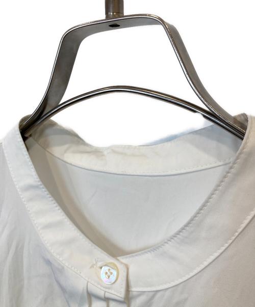 machatt（マチャット）machatt (マチャット) 異素材ドッキングシャツワンピース　MCT22S300 ホワイト×ブラック サイズ:FREE 未使用品の古着・服飾アイテム