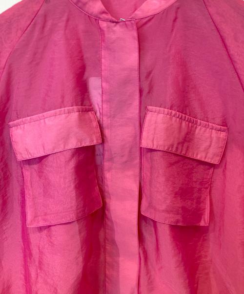 Adam et Rope（アダム エ ロペ）Adam et Rope (アダム エ ロペ) クロップドシアーブルゾン　GAL-03070 ピンク サイズ:FREE 未使用品の古着・服飾アイテム