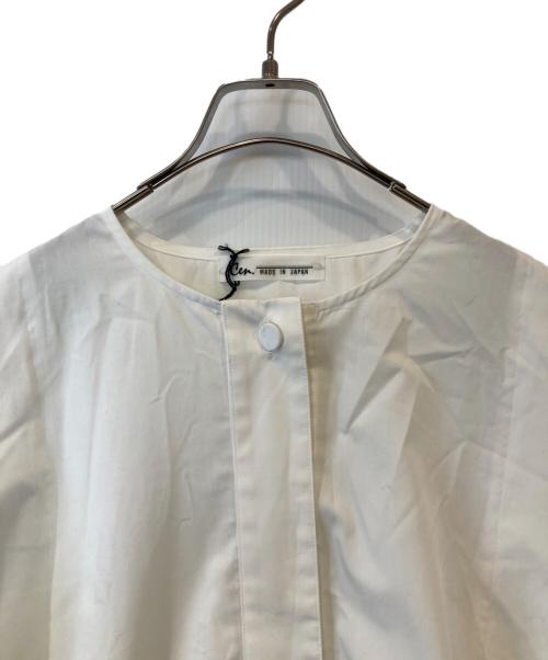 Cen.（セン）Cen. (セン) 袖リボンキリカエタックブラウス シャツ cen22aw02p09 ホワイト サイズ:FREEの古着・服飾アイテム