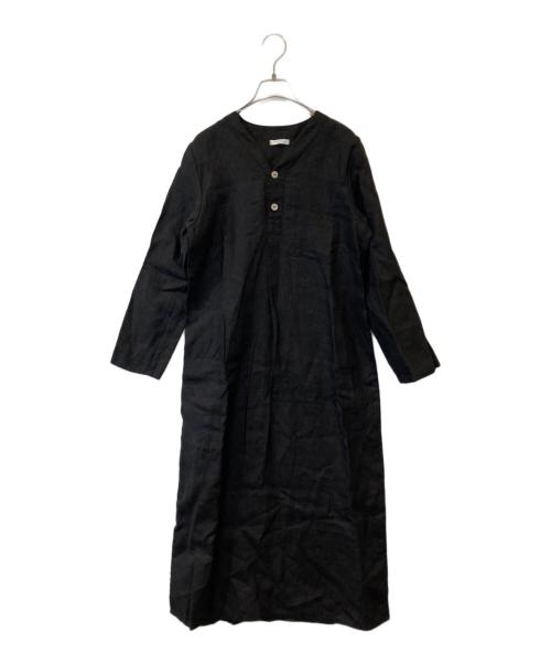 fog linen work（フォグリネンワーク）fog linen work (フォグリネンワーク) リネンブラウス ブラック サイズ:表示がないため不明の古着・服飾アイテム