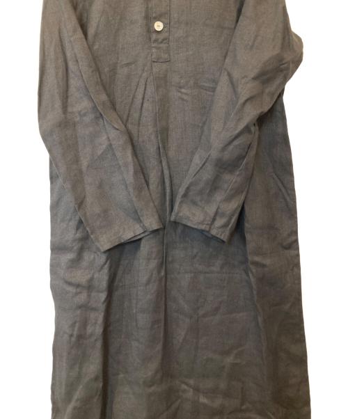 fog linen work（フォグリネンワーク）fog linen work (フォグリネンワーク) リネンブラウス ブラック サイズ:表示がないため不明の古着・服飾アイテム