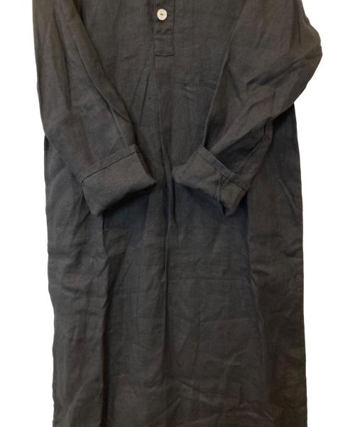 fog linen work（フォグリネンワーク）fog linen work (フォグリネンワーク) リネンブラウス ブラック サイズ:表示がないため不明の古着・服飾アイテム