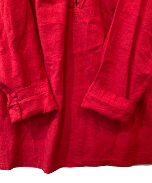 nest Robe（ネストローブ）nest Robe (ネストローブ) 近江晒目メニーギャザースモック　01241-1474 レッド サイズ:FREEの古着・服飾アイテム