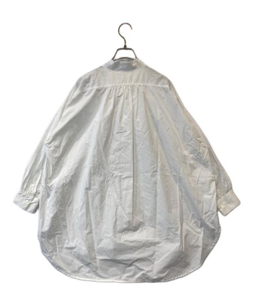 nest Robe（ネストローブ）nest Robe (ネストローブ) コットンタイプライター リボンタイブラウス　01221-1128-1 ホワイト サイズ:FREEの古着・服飾アイテム